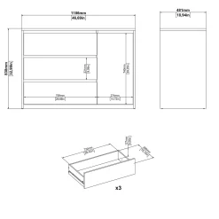 Dressoir Next Wit - Giga Living