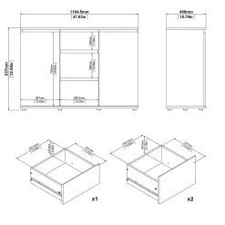 Dressoir Nova Naturel - Giga Living