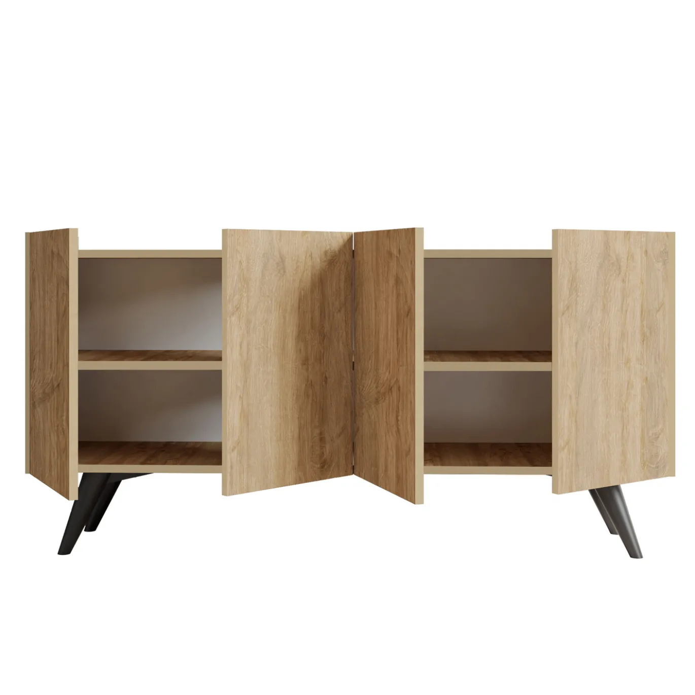 Dressoir Pekin Melamine Naturel 150cm