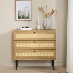 Dressoir Pensacola Naturel 3-Lades - Giga Living