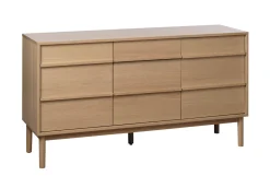 Dressoir Ponza Dressoir Naturel Eiken 140cm - Giga Living