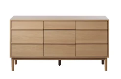 Dressoir Ponza Dressoir Naturel Eiken 140cm - Giga Living