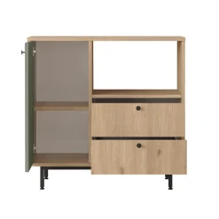 Dressoir Roland Groen/Naturel 88cm