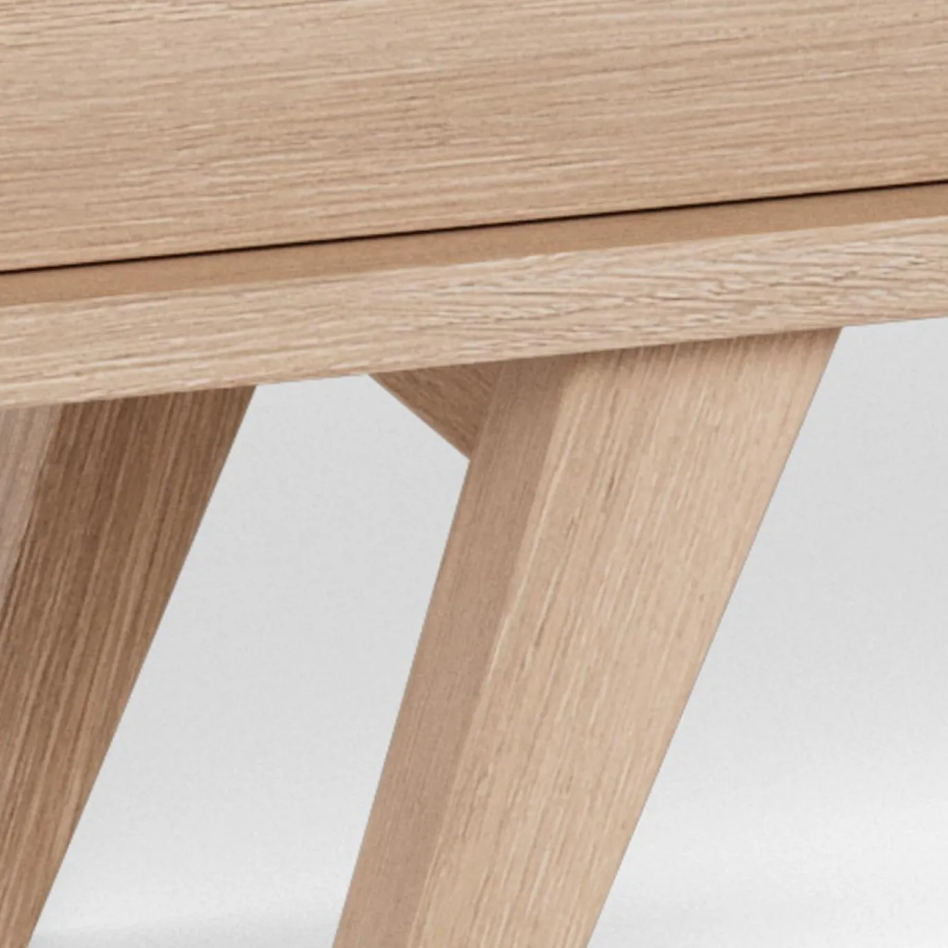 Dressoir Stanford Eiken Wit 160cm - Giga Living
