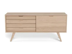 Dressoir Stanford Eiken Wit 160cm - Giga Living