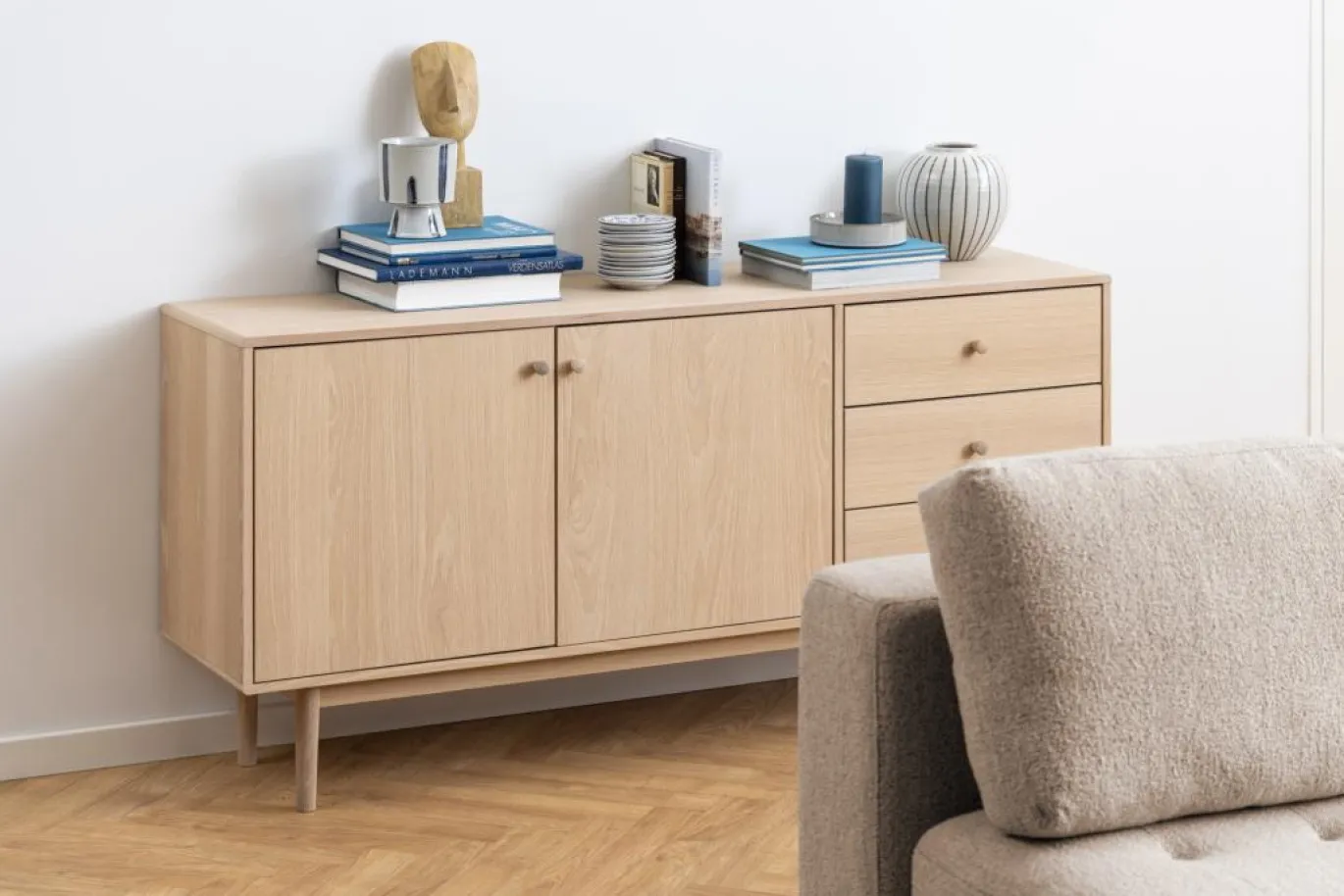 Dressoir Stijn Lichtbruin 160cm - Giga Living
