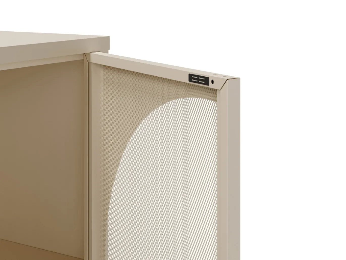 Dressoir Tayra 4d 160cm Crème - Giga Meubel