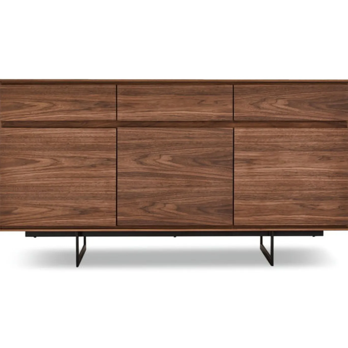 Dressoir Tokyo 3-Deurs Walnoot - Giga Meubel