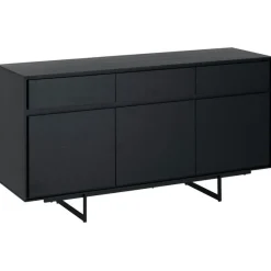 Dressoir Tokyo 3-Deurs Zwart - Giga Meubel