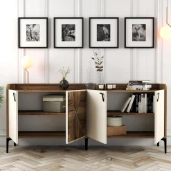 Dressoir Venedik Melamine Crème 180cm