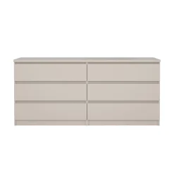 Dressoir Ylva Dubbel 6-Lades Cashmere - Giga Living