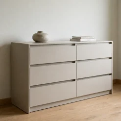 Dressoir Ylva Dubbel 6-Lades Cashmere - Giga Living