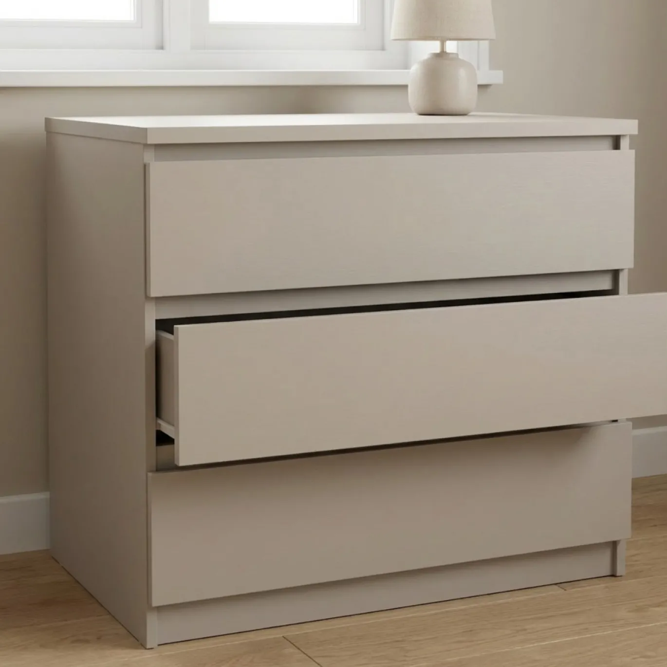 Dressoir Ylva 3-Lades Cashmere - Giga Living