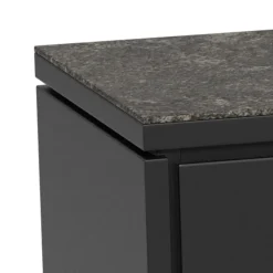 Dressoir Yvette Keramiek Zwart 160cm - Giga Living