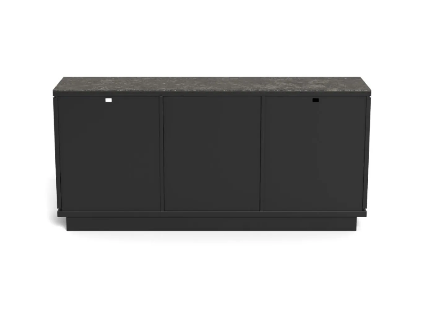 Dressoir Yvette Keramiek Zwart 160cm - Giga Living