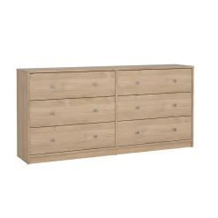 Dubbele Ladekast May Jackson Hickory - Giga Living