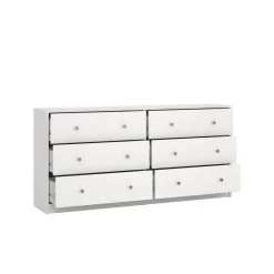 Dubbele Ladekast May Wit 6-lades - Giga Living