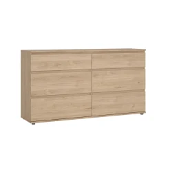 Dubbele Ladekast Nova Jackson Hickory 4+2-lades - Giga Living
