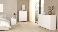 Dubbele Ladekast Nova Wit 4+2-lades - Giga Living