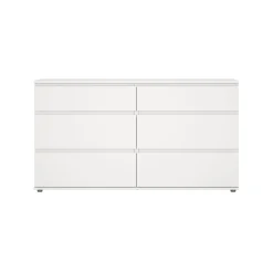 Dubbele Ladekast Nova Wit 4+2-lades - Giga Living