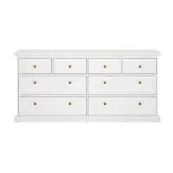Dubbele Ladekast Paris Wit - Giga Living