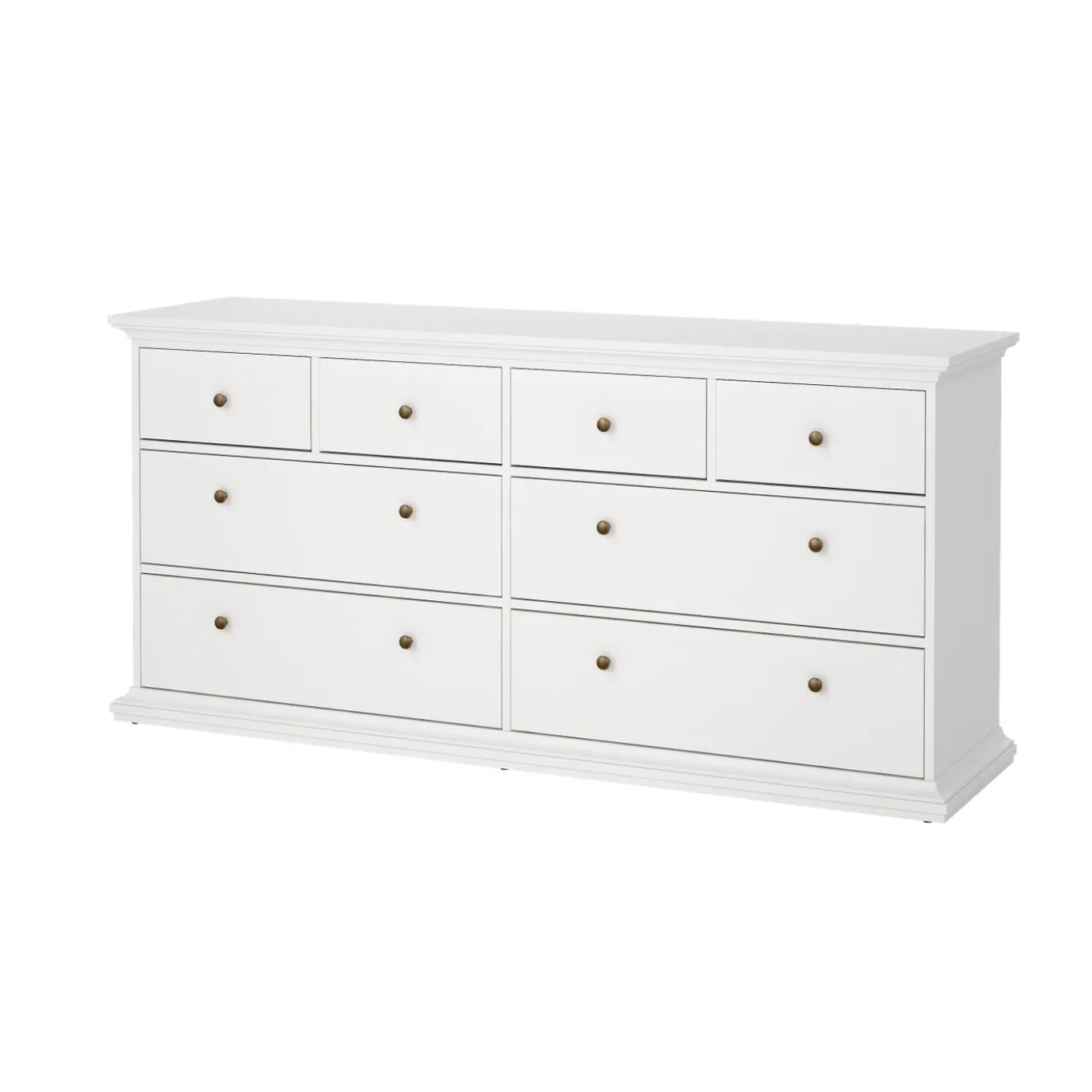 Dubbele Ladekast Paris Wit - Giga Living