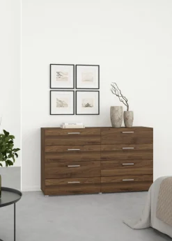 Dubbele Ladekast Pepe Noten - Giga Living