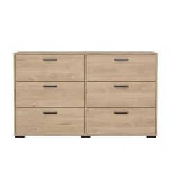 Dubbele Ladekast Sofia Jackson Hickory - Giga Living