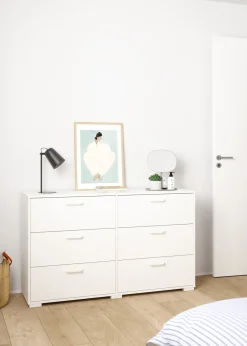 Dubbele Ladekast Sofia Wit - Giga Living