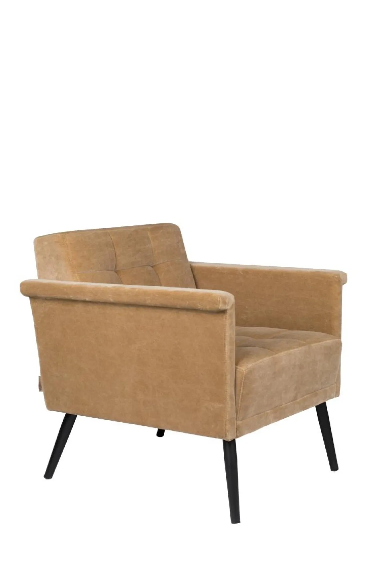 Dutchbone Sir William Lounge Stoel - Vintage Kameel