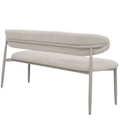 Eetkamerbank Alexia Beige/Beige 160cm - Giga Meubel