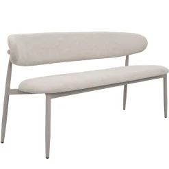 Eetkamerbank Alexia Beige/Beige 160cm - Giga Meubel