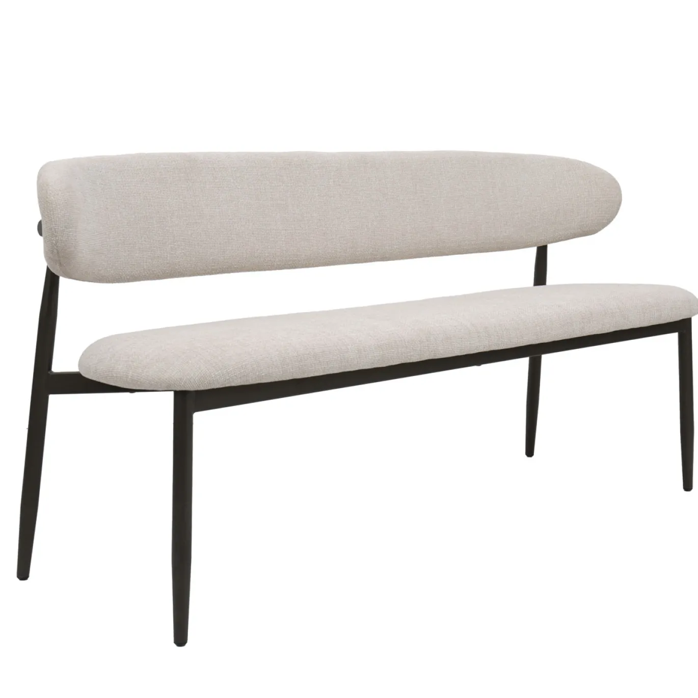 Eetkamerbank Alexia Beige/Brons 160cm - Giga Meubel