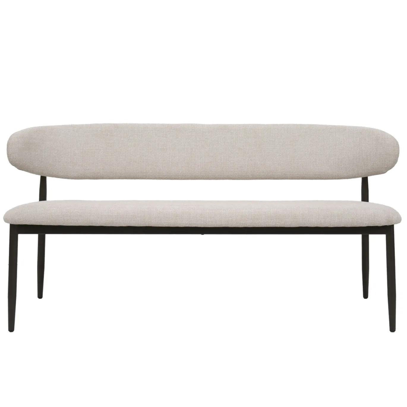 Eetkamerbank Alexia Beige/Brons 160cm - Giga Meubel