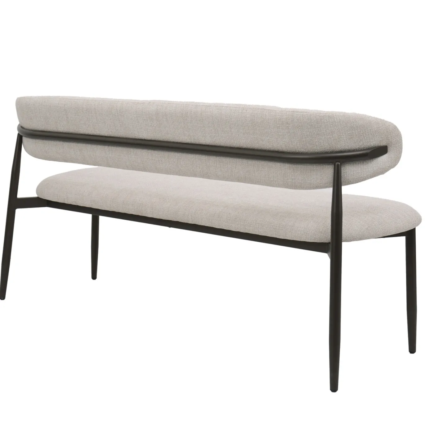 Eetkamerbank Alexia Beige/Brons 160cm - Giga Meubel