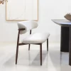 Eetkamerbank Alexia Beige/Walnoot 180cm - Giga Meubel