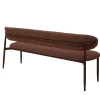 Eetkamerbank Alexia Rood/Walnoot 160cm - Giga Meubel