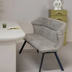 Eetkamerbank Avery Taupe - Giga Meubel