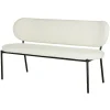 Eetkamerbank Maddie Beige 160cm - Giga Meubel