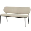 Eetkamerbank Maddie Taupe 160cm - Giga Meubel
