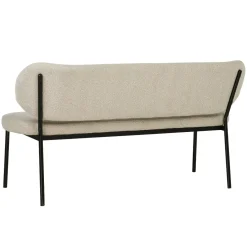 Eetkamerbank Maddie Taupe 160cm - Giga Meubel