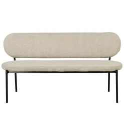 Eetkamerbank Maddie Taupe 160cm - Giga Meubel