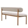 Eetkamerbank Noor Beige/Naturel 160cm - Giga Meubel