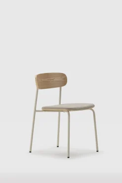 Eetkamerstoel Adriana Beige/wit - Giga Meubel