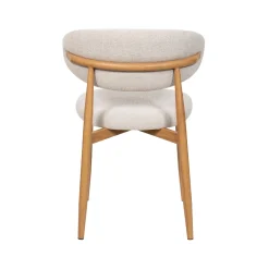 Eetkamerstoel Alexia Beige/Naturel - Giga Meubel