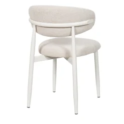 Eetkamerstoel Alexia Beige/Wit - Giga Meubel