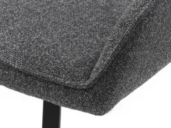 Eetkamerstoel Alma Donkergrijs Melange Swivel - Giga Living