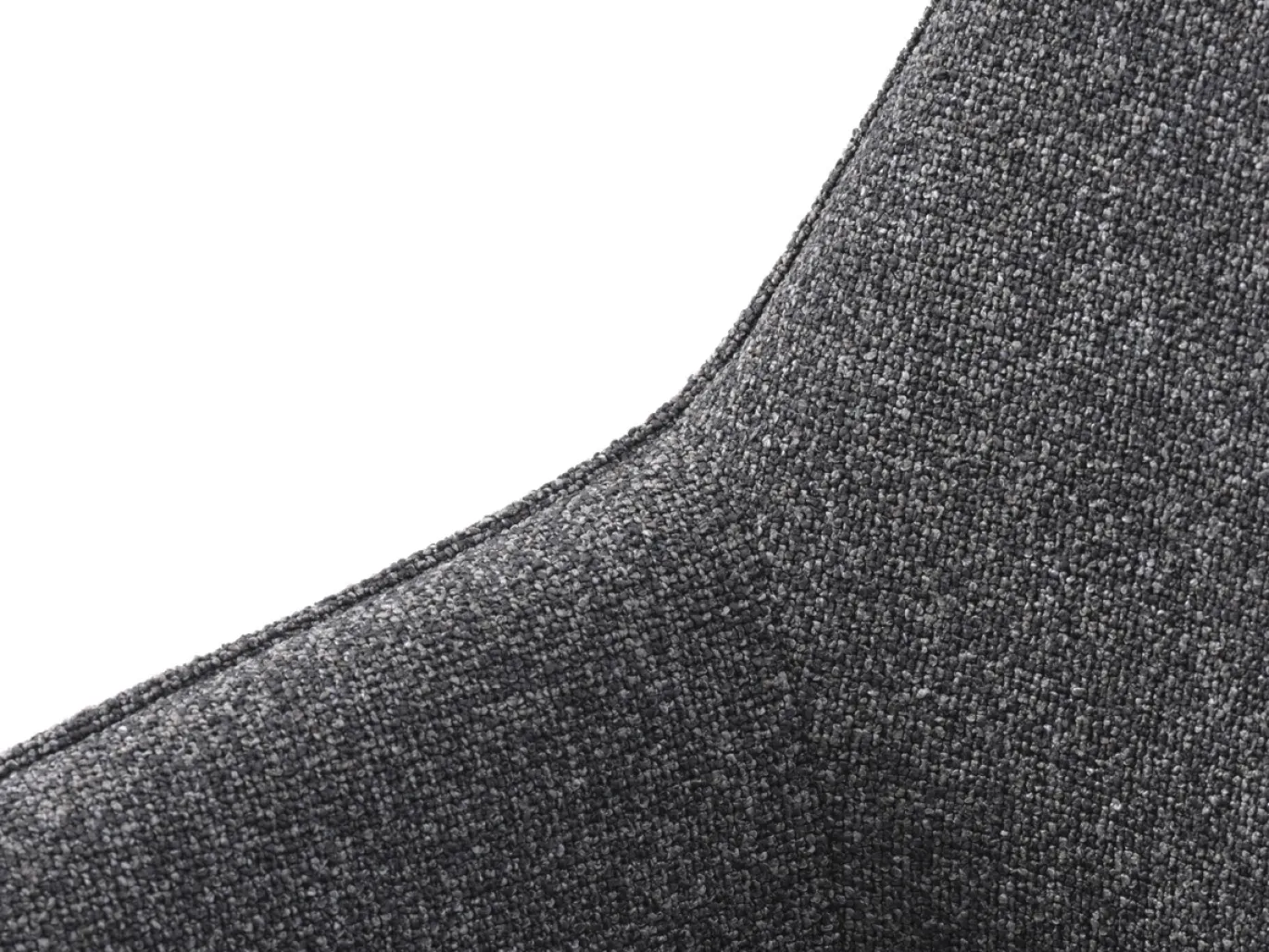Eetkamerstoel Alma Donkergrijs Melange Swivel - Giga Living
