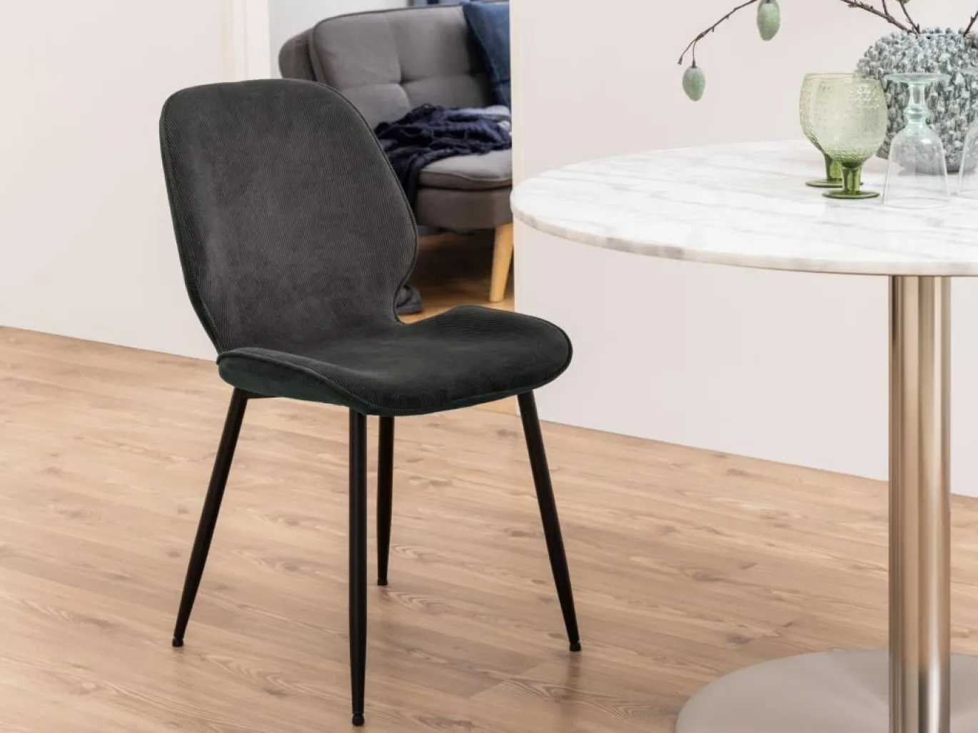 Eetkamerstoel Anneke Grijs - Giga Living