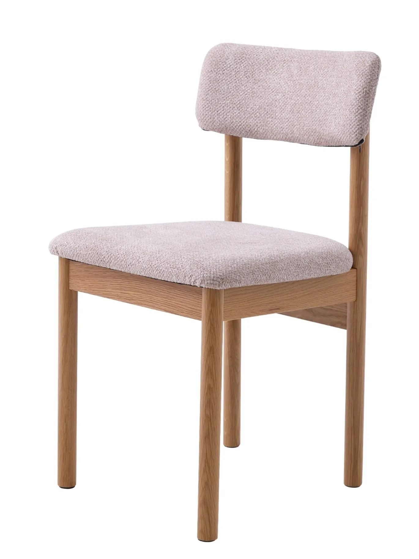 Eetkamerstoel Canora Bouclé Zand/Espresso - Giga Living